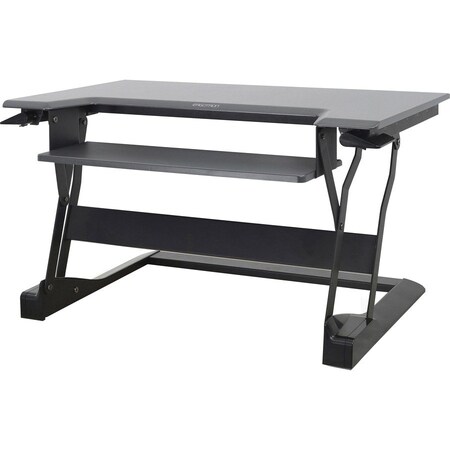 Ergotron Desktop Workstation, Sit-Stand, 35"Wx24"Lx5"-20"H, White ERG33397062